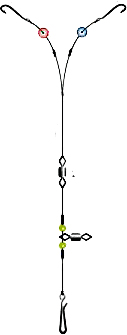 A wishbone rigged version of the rough ground pulley rig.